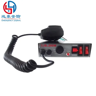 Best Selling Wholesale air Horn Siren Factory Price 9 Tones Sirene 12v 24v Small Size 100w Siren Amplifier for Emergency Vehicle