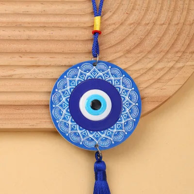 Good Quality Promotional Creative Handmade 3D Blue Devil's Eye Accessories Home DIY Decorations
