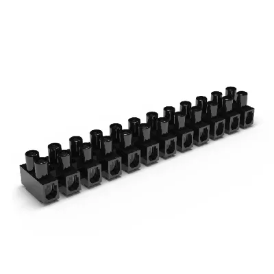 New Designed Easy Cut Design White Black Customized Terminal Blocks Pp & Steel Type Strips