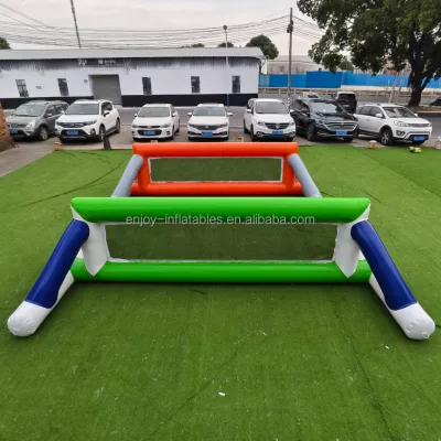 Potable Inflatable Volleyball Court Pool Water Game Inflatable Volleyball Pool Sport Customized Logo