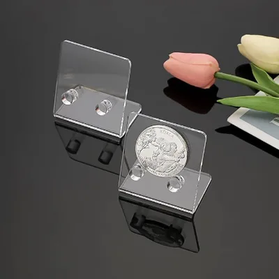 Acrylic Coin Holder Collection Display Stand Mini Challenge Coin Display Stand