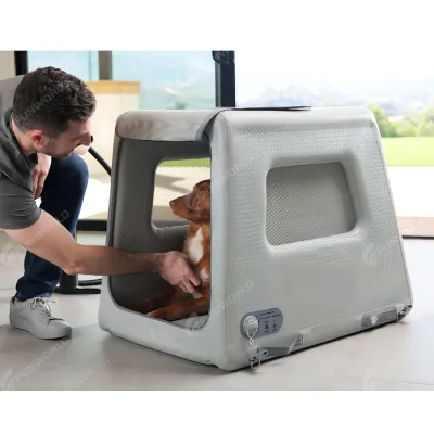 Wholesale Breathable Folding Inflatable Pet Cat Dog Travel Carrier Xxl Dog Crate Basket Backpack Bag