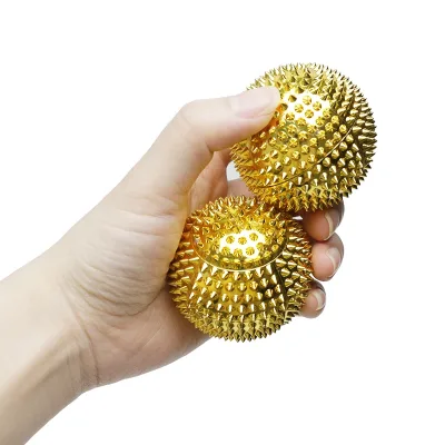 Spiky Ball Massager Magnetic Hedgehog Massage Ball  Hand Acupuncture Magnetic Massage Roller for Pain Pressure and Stress Relief