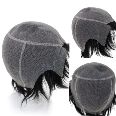 Most popular design Full Lace handtied human men toupee natural hair men hair replacements topper with Average size