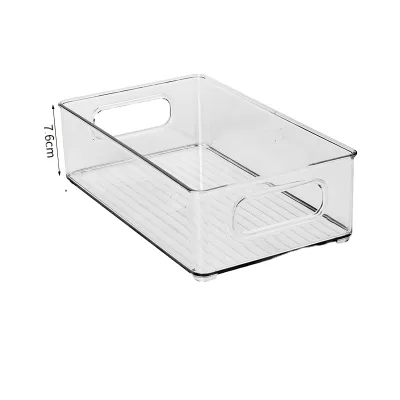 PET Transparent Refrigerator Drawer Storage Box Vegetables, Fruits and Seafood Can Prevent the Taste Storage Box