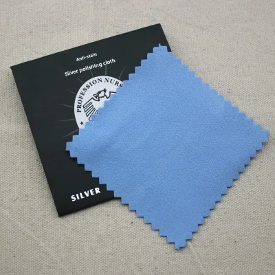 Third-generation 8x8 Suede Silver-cleaning Cloth Premium-quality Thick Lint-free Design Jewelry Care Packaged for Convenience