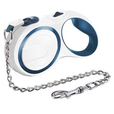 Wholesale Best-Selling Automatic Retractable Dog Leash-Solid Pattern Personalized 2-in-1 Collar Leash for All Dog Sizes