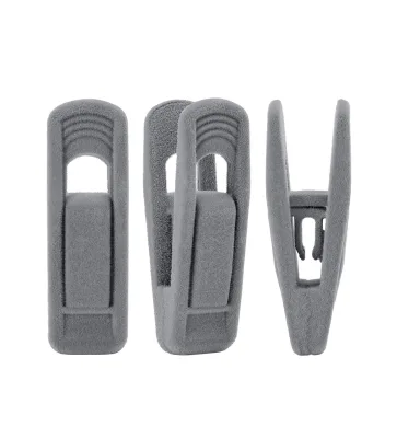 Velvet Hangers Clips, Pants Hangers Velvet Clips, Strong Finger Clips Perfect for Thin Velvet Hangers