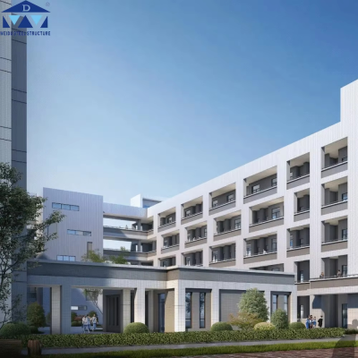 Prefab Modern Steel School Building Fast Install Seismic Safe Eco Smart Campus High Strength Frame Global Education Solution