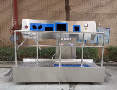 Best Price Hygiene Cleaning Station for Hands and Shoes Washing and Sanitizing Entrance Control Equipment