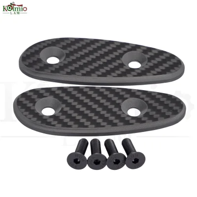 KOLMIO-LAM Fit for SUZUKI HAYABUSA GSX1300R GSXR1300 1999 - 2025 Carbonfirber Motorcycle Rearview Mirror Block Off Base Plate