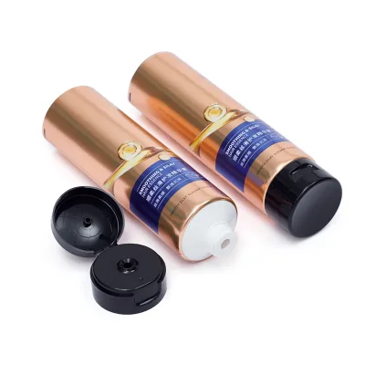 Customized Printing Logo Squeeze Empty Aluminum/Plastic PE Tube for Face Cream Sunscreen Cosmetic Packaging Offset Printing JP