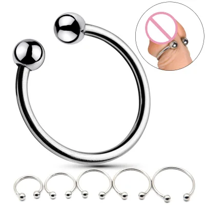 Metal Cock Ring for Men Penis Longer Harder Stronger Erection Delay Ring Glans Dick Ring Sex Toy Drop Shipping
