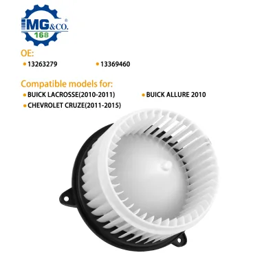 Heater Blower Motor 13263279 13369460 for Buick Regal Envision Chevrolet Malibu 2011-2017 AC Ventilation Fan Unit