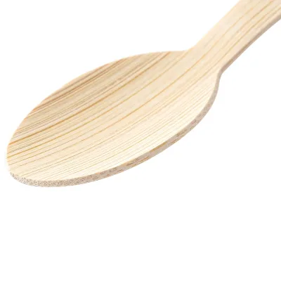 80mm or Customized Eco Friendly Biodegradable Environment Friendly Disposable Bamboo Wooden Spoon Cutlery Set for Family Party