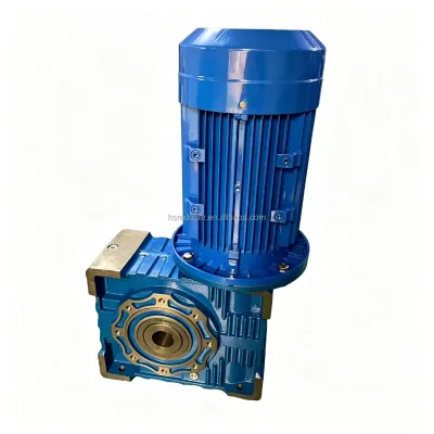 High Torque NMRV150 Three Phase Speed Reducer Nmrv Gearbox IEC Flange Electric Gearmotor AC Worm Gear Motor