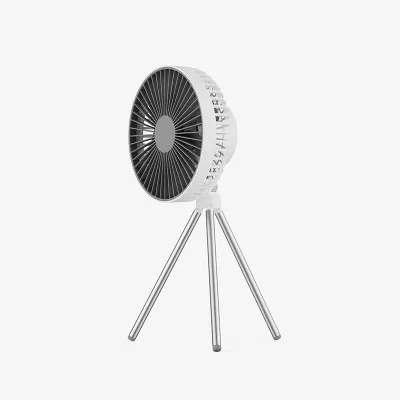 New Portable Rechargeable Electric Fan Outdoor Folding Tripod Camping Fan