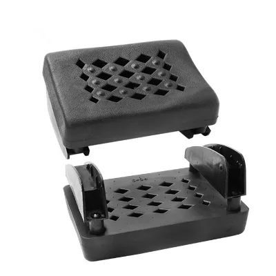 Barber Shop Waterproof Eco-Friendly Silicone Mat Metal Square Hollow Neck Pillow Accessories