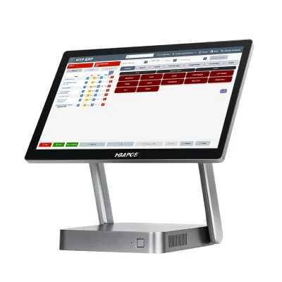 All Ine One Slim Pos 15.6inch Pos Systems Foldable Design Cashier Machine Pos System