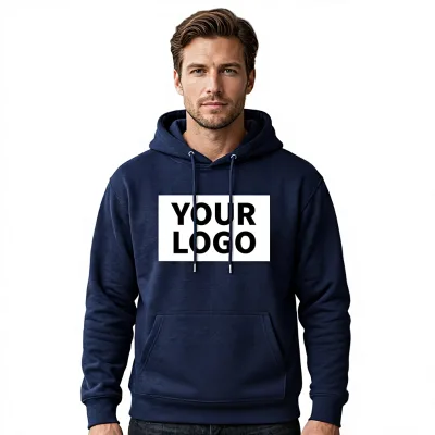 Oversized Men's Unisex Hoodies OEM Custom Logo Embroidery Anti-Shrink Knitted Polyester/Cotton Breathable Eco-Friendly