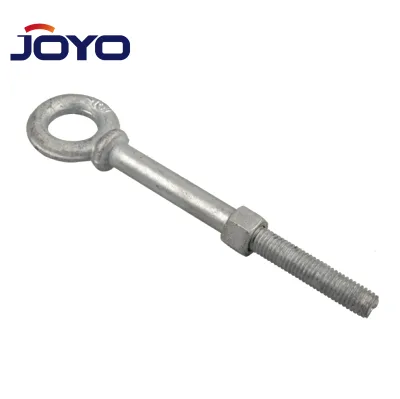 Carbon Steel Eye Bolt with Shoulder and Lock Nut G 277 Drop Forged Lifting Eye Shoulder Bolt, ISO9001...