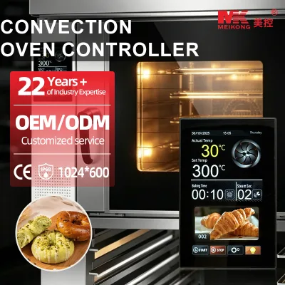 Digital Touch Screen Thermostat ±1℃ Accuracy Panel De Tiempo Y Temperatura MK6L07 Waterproof PCB Convection Oven Controller