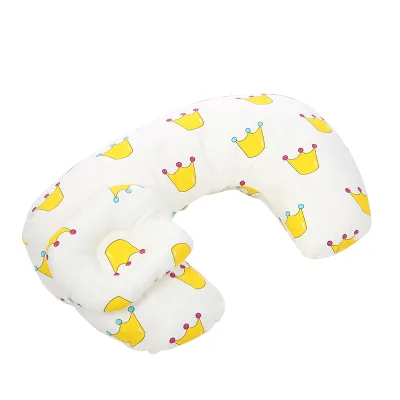 American Style Customized Color Eco Friendly Anti-Bacteria 100% Cotton Washable Baby Breast Feeding Nursing Pillow