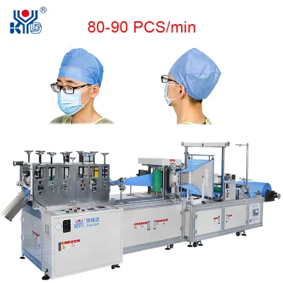 KYD Fully Automatic Disposable Non Woven Surgical Cap Making Machine Surgical Cap Production Line