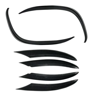 Applicable for Mercedes benz c W205 C205 S205 C200 C260 2019+ Front air Knife Fog Lamp Grille Car Sticker Modification.