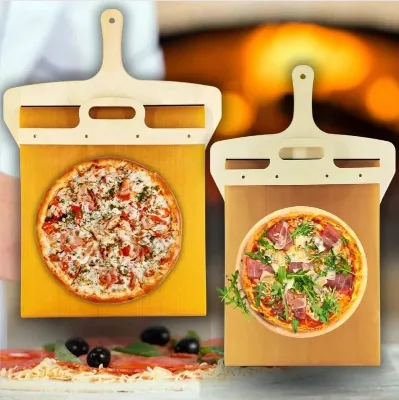 Easy Transfer Sliding Pizza Paddle Shovel Pizza Turning Peel Shovel Magic Perfectly Scorrevole Non-Stick Sliding Pizza Peel
