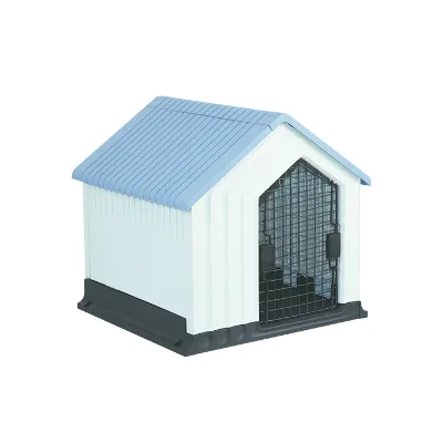 Outdoor Waterproof Plastic Dog House With Air Vents and Door