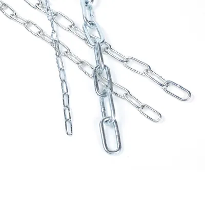 Pipeline Auxiliary DIN5685C Iron Long Link Chain Pipe Hanging Protection Link Chain for Widely Use