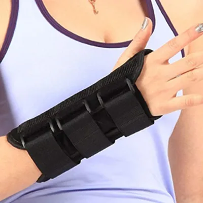 Carpal Tunnel Medical Wrist Support Brace Support Pads Sprain Forearm Splint for Band Strap