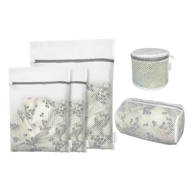 Home Washing Machine Clothes Organizer Rectangular square Cylindrical Zipper Laundry Wash Bag for Shoe Clothes Underwear