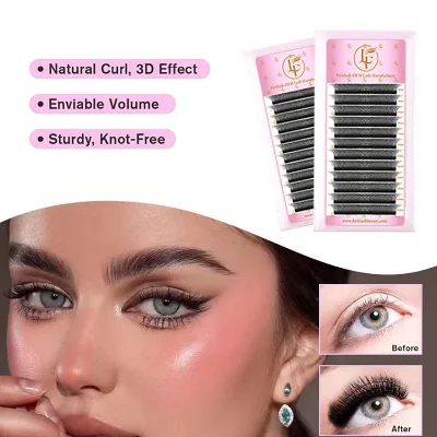 Y W Shape Eyelash Extension 5d w Lash Crisscross Lash Individual Natural Easily Grafting Cilios Clover Fios W Lash
