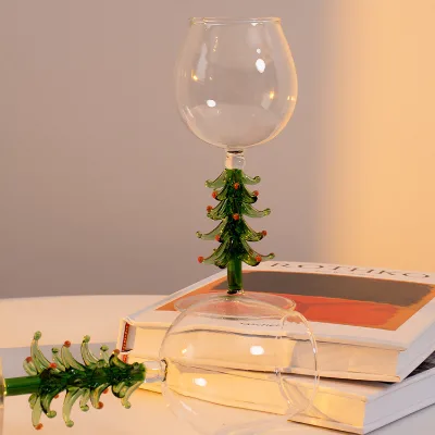 Creative Christmas Red Wine Glass