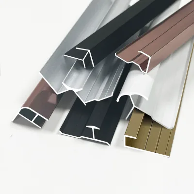 OEM Factory Free Sample Modern Aluminum Alloy Decorative Extrusion Metal Corner Tile Trim Wall Panel Profil