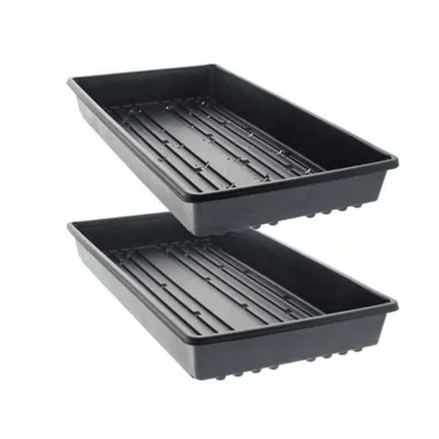 Agriculture 1020 Plastic Seedling Tray MicroGreens Tray Seed Sprouter Tray with Hole and Without Hole