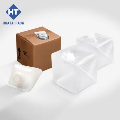 5L 10L 20L LDPE Foldable Cubitainer for Reagents Gel Food Gasoline