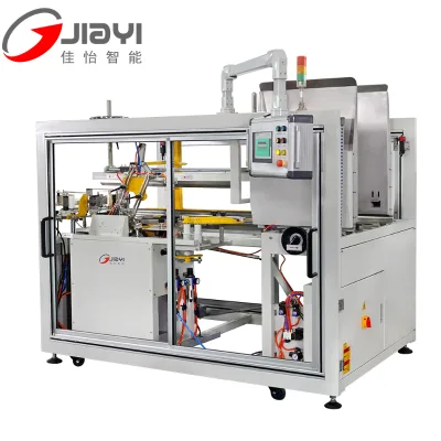 China Jiayi Fast Speed Automatic Carton Box Case Erecting Machine Energy Saving 1 Year Warranty