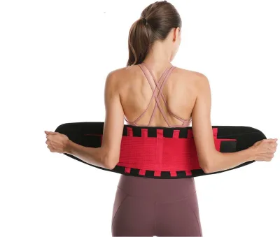 Hot Sale FSPG Neoprene Adjustable Elastic Waist and Back Support Brace Breathable Lumbar Support Belt