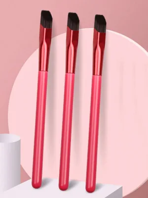 Eyebrow Brush Synthetic Hair Multifunctional High Quality Plastic Handle Smudge & Flat Styles Makeup Tool
