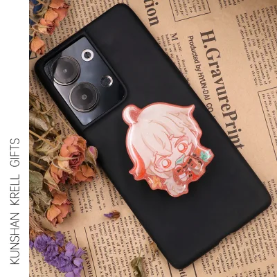 Kunshan Krell Wholesale Anime Game Charm Acrylic Custom Mobile Phone Grip Custom LOGO Promotional Mobile Phone Holder