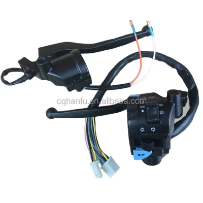 Motorbike Brake Clutch Lever Handle Switch Assy Bike for TVS Motorcycle Handle Switch Assembly