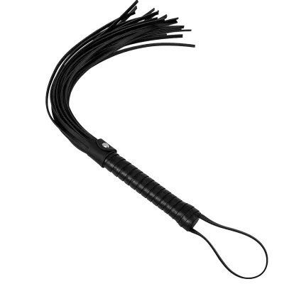 Leather BDSM Flogger Whip for Adult SM Play Sex Toy for Pleasure & Role Play