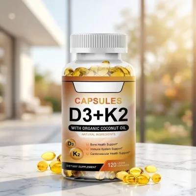 Wholesale High Quality Foreign Trade Hot Sale High Quality D3 K2 Soft Capsules Softgel Support