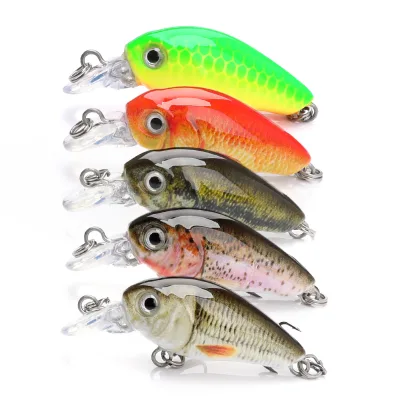 Custom or Blanks 3.6g 36mm Mini Crankbait Set Artificial Small Fishing Bait Wholesale Crank Fishing Lures