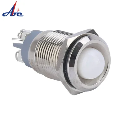 Factory Hot Selling 16mm 3-6v 12v-24v Led Metal Indicator Light Panel Led Indicator Light 220v Metal Indicator Lamp