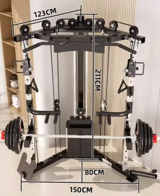 High Quality Squat Rack Small Flying Bird Multifunctional Fitness High Pull up Down Home Gym Commercial Squat Rack