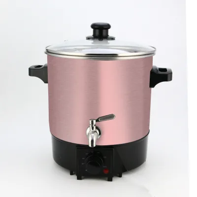 Candle Wax Melting Pot Paraffin Wax Melting Boiler Pot Pitcher with SS Faucet and Timer